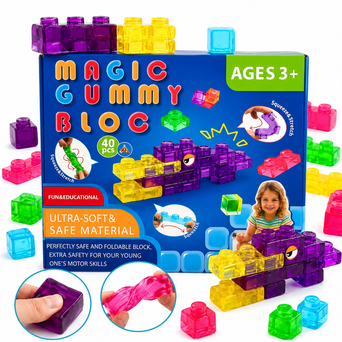 Magic Gummy Block