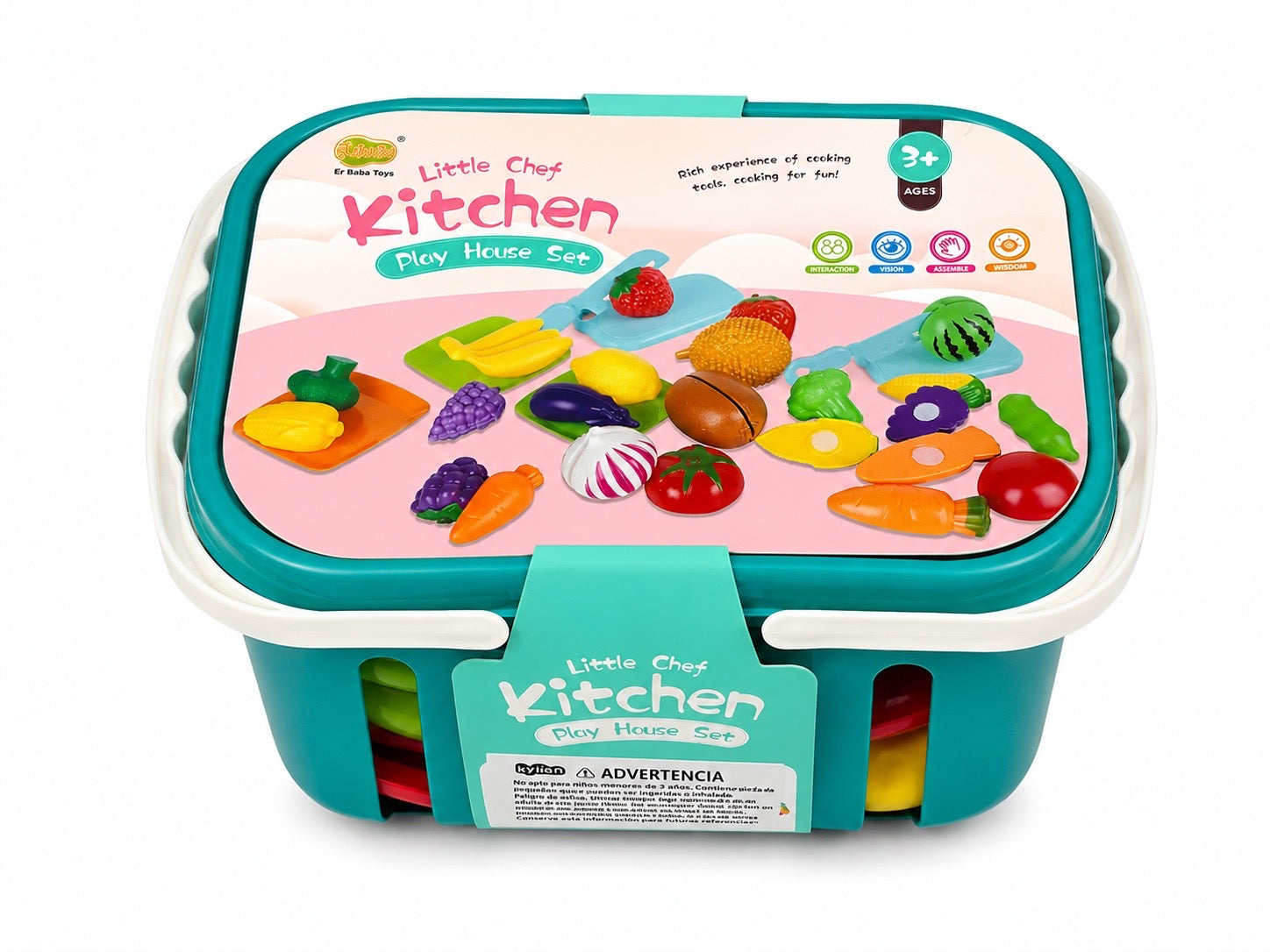 Set de Frutas y Verduras para Cortar