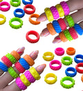 Anillos Sensoriales Multicolor Ansiedad Plástico 12 unidades