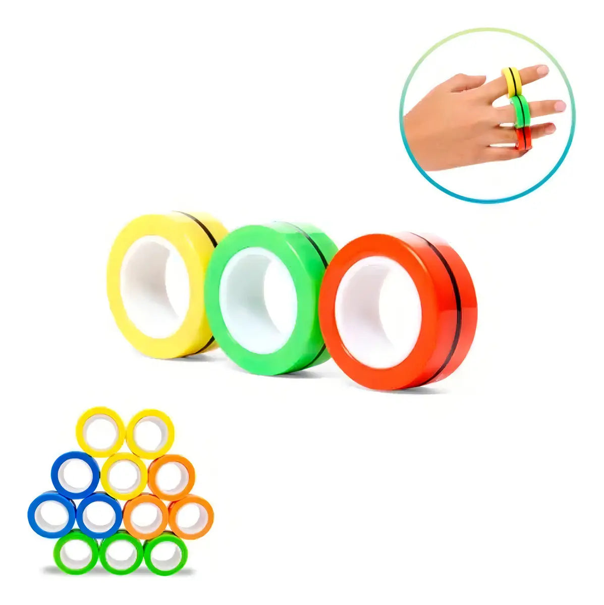 Pack 3 anillos magnéticos
