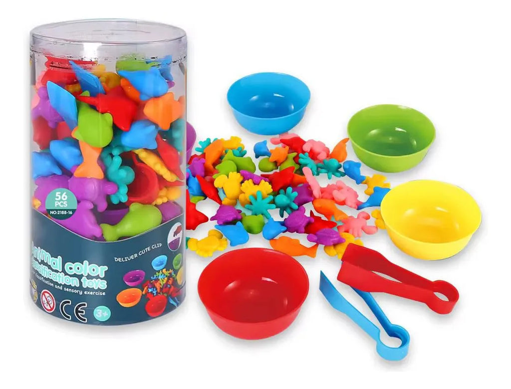Clasificación de Colores con Pinzas