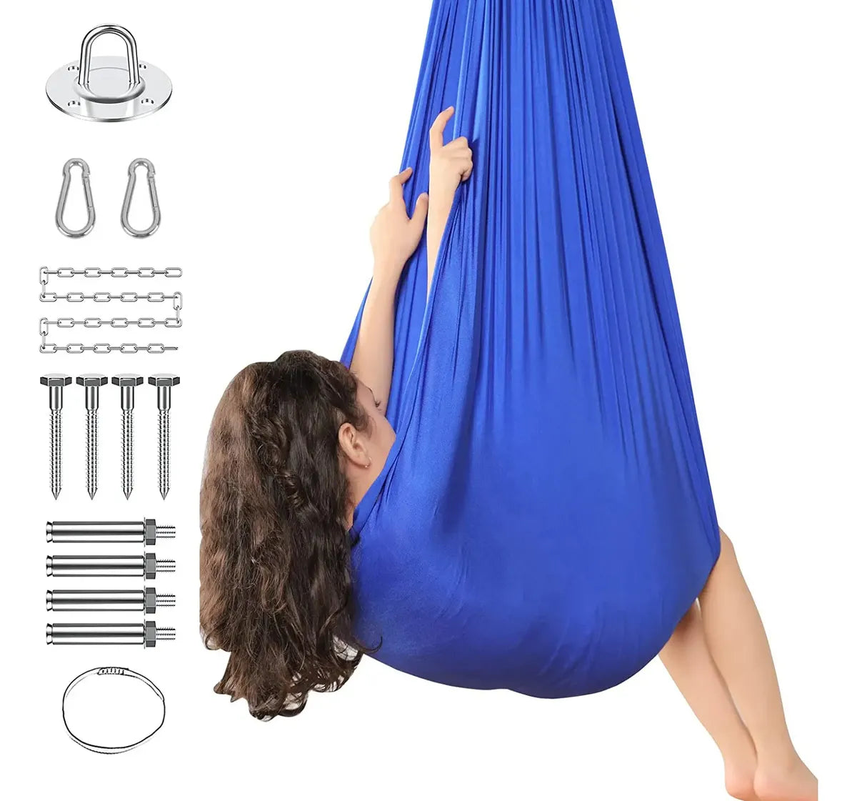 Columpio Sensorial Doble Tela con Anclaje