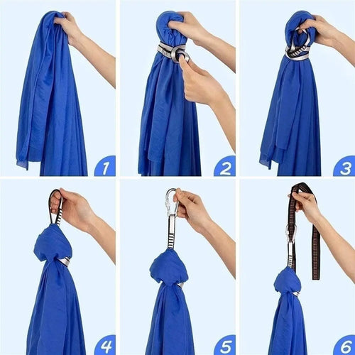 Columpio Sensorial Doble Tela con Anclaje