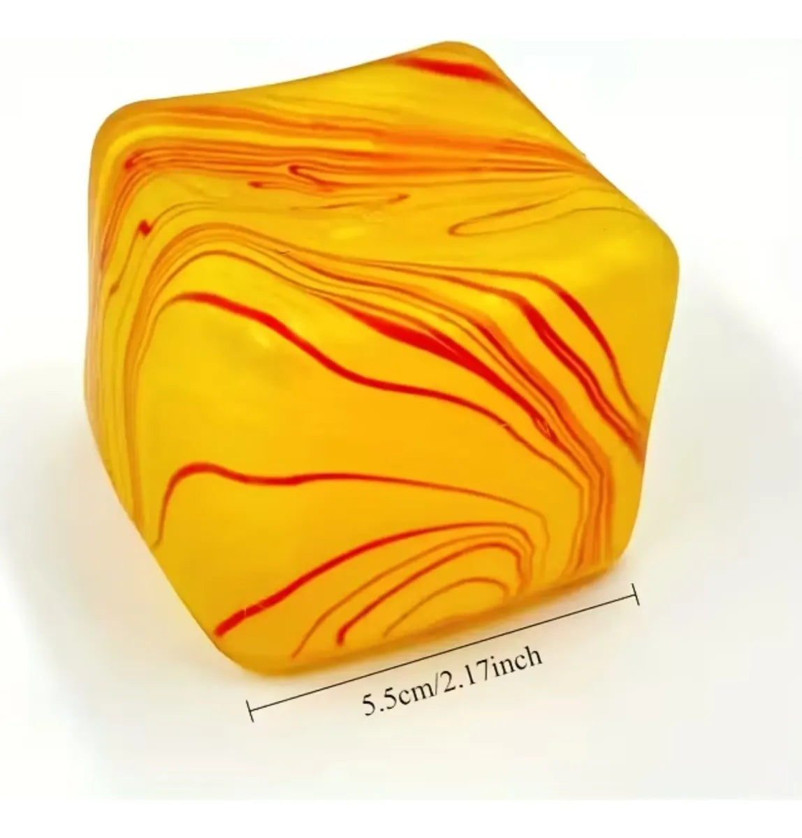 Cubo Sensorial Grande Antiestrés de Silicona Squishy