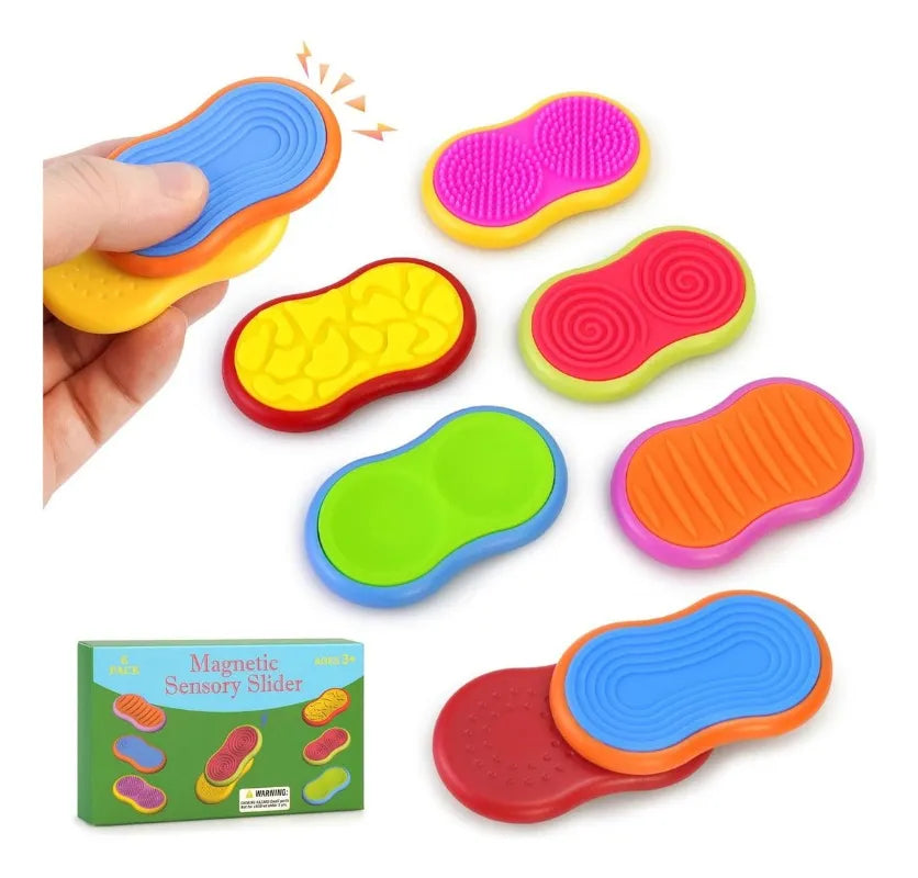 Deslizador Sensorial Magnético de Silicona Texturizada