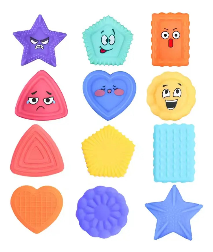 Piedras Sensoriales con Emociones y Texturas