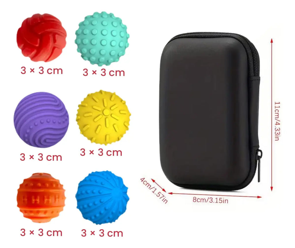 Set De Bolas Magnéticas Sensoriales Texturizadas