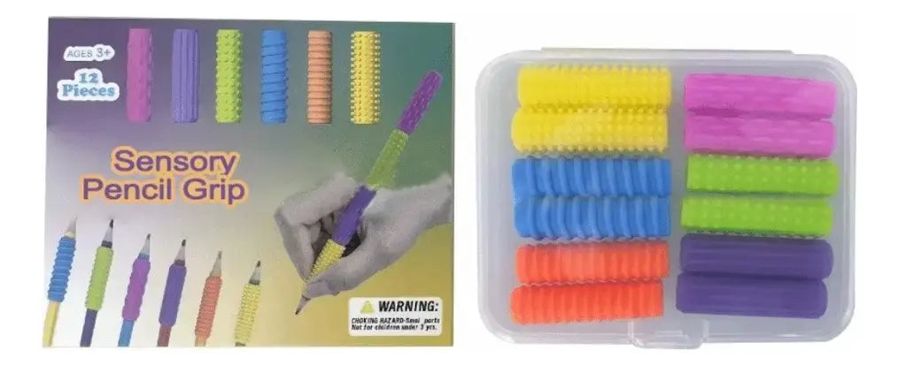 Set de grips de lápices con texturas