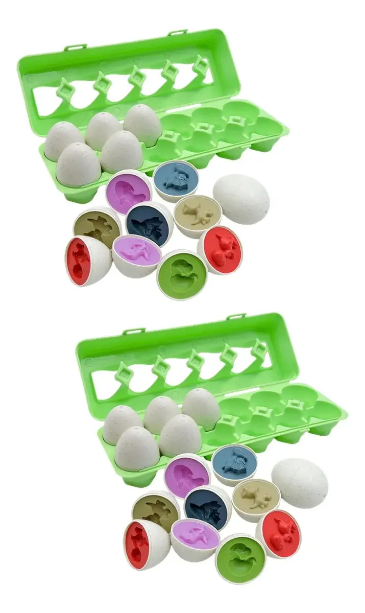 Huevos Didácticos de encaje dinosaurios