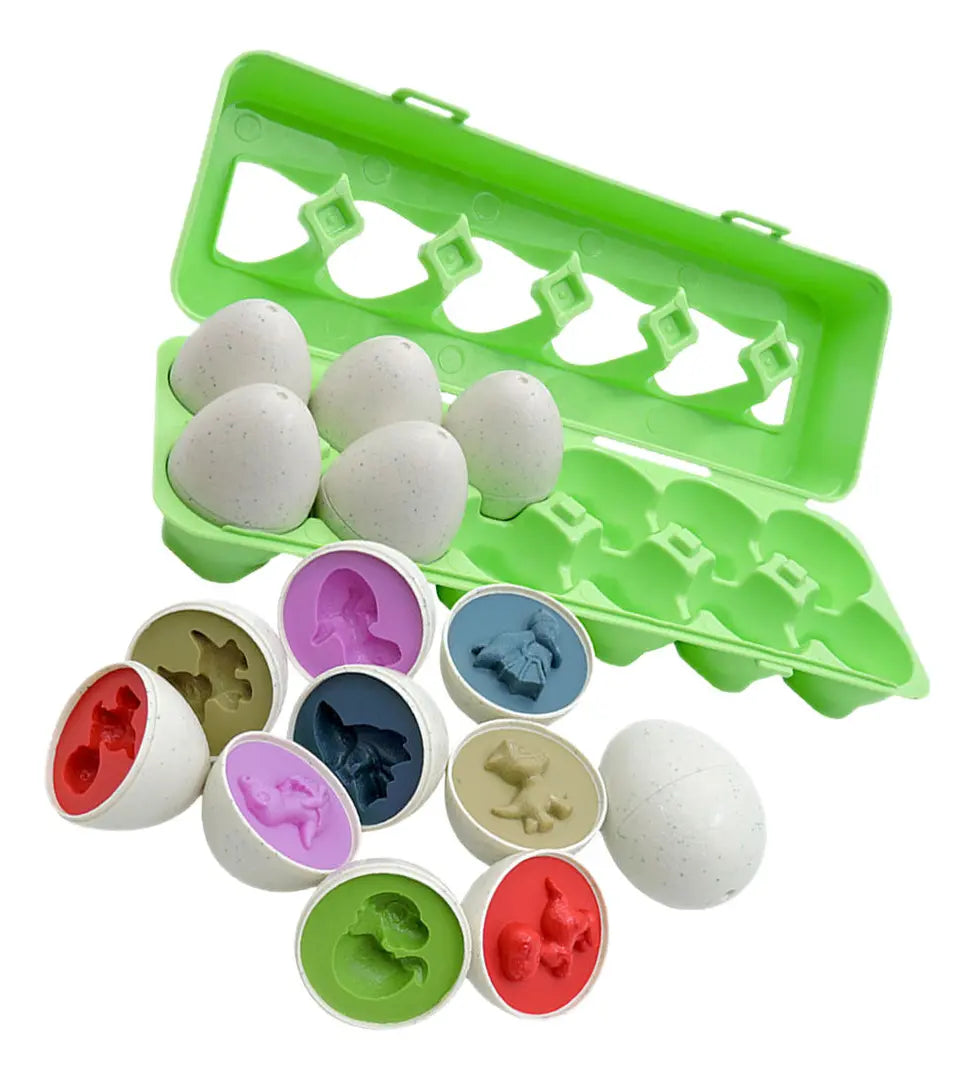 Huevos Didácticos de encaje dinosaurios