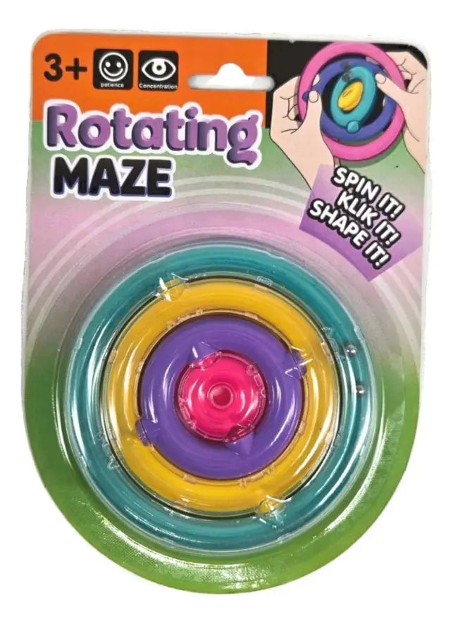 Laberinto Giratorio 3D Sensorial de Mano