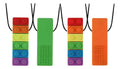Collar Sensorial Masticable Tipo Bloques | Regulación Oral y Antiestrés | Dureza nivel 2