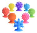 Set de pelotas texturizadas con ventosas