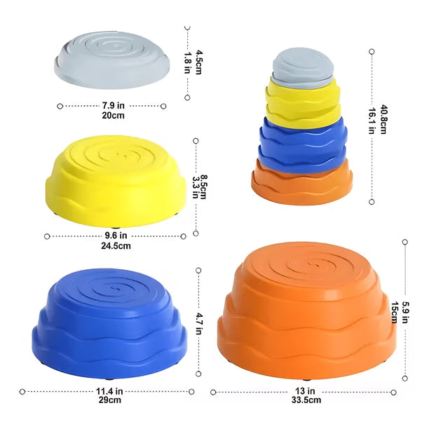 Set de Piedras de Equilibrio Sensoriales