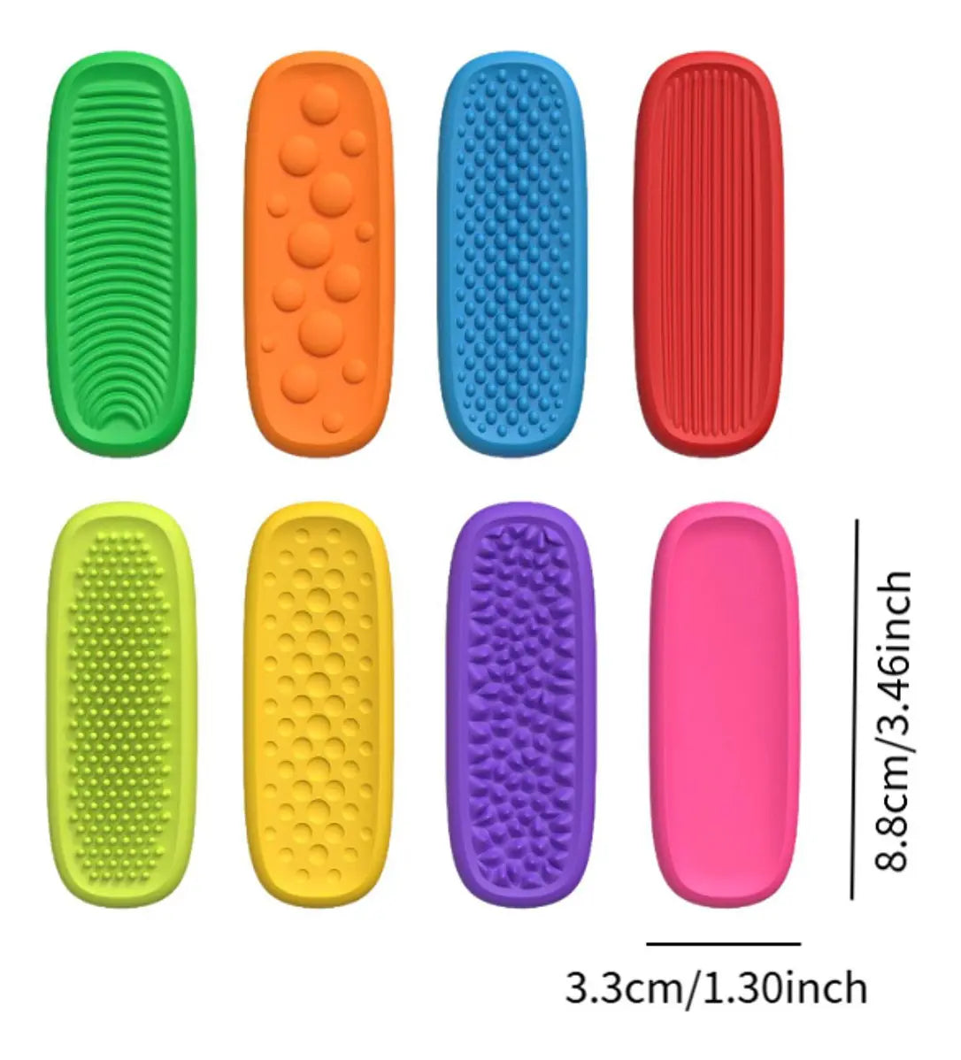 Tira Sensorial Texturizada de Silicona