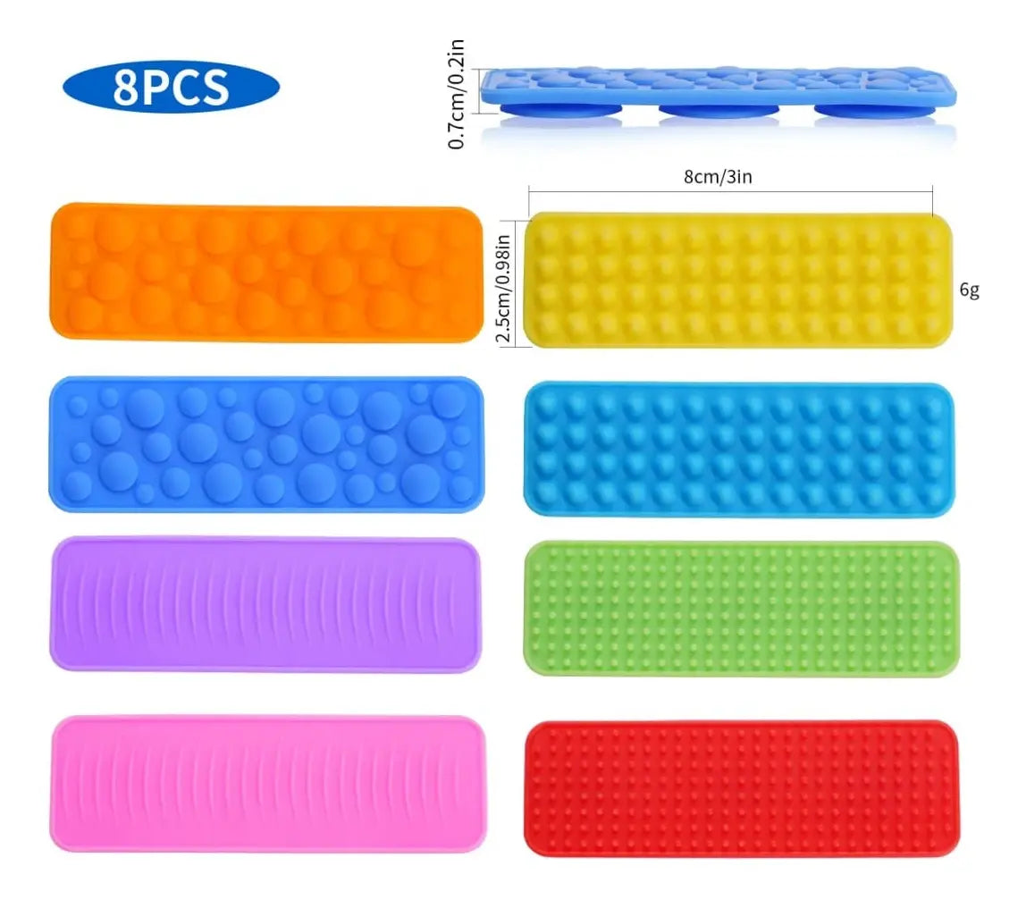 Tira Sensorial Texturizada De Silicona con ventosas
