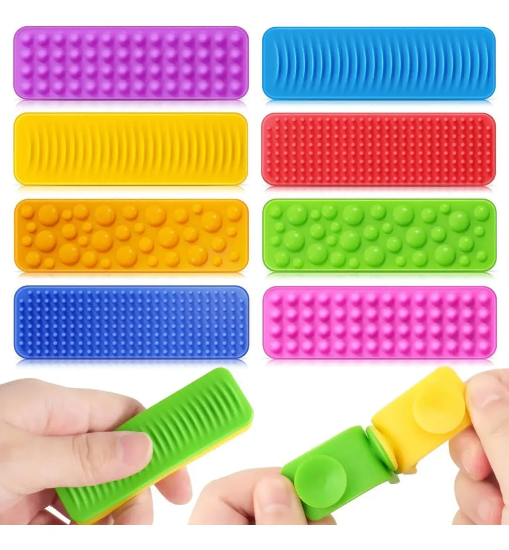 Tira Sensorial Texturizada De Silicona con ventosas