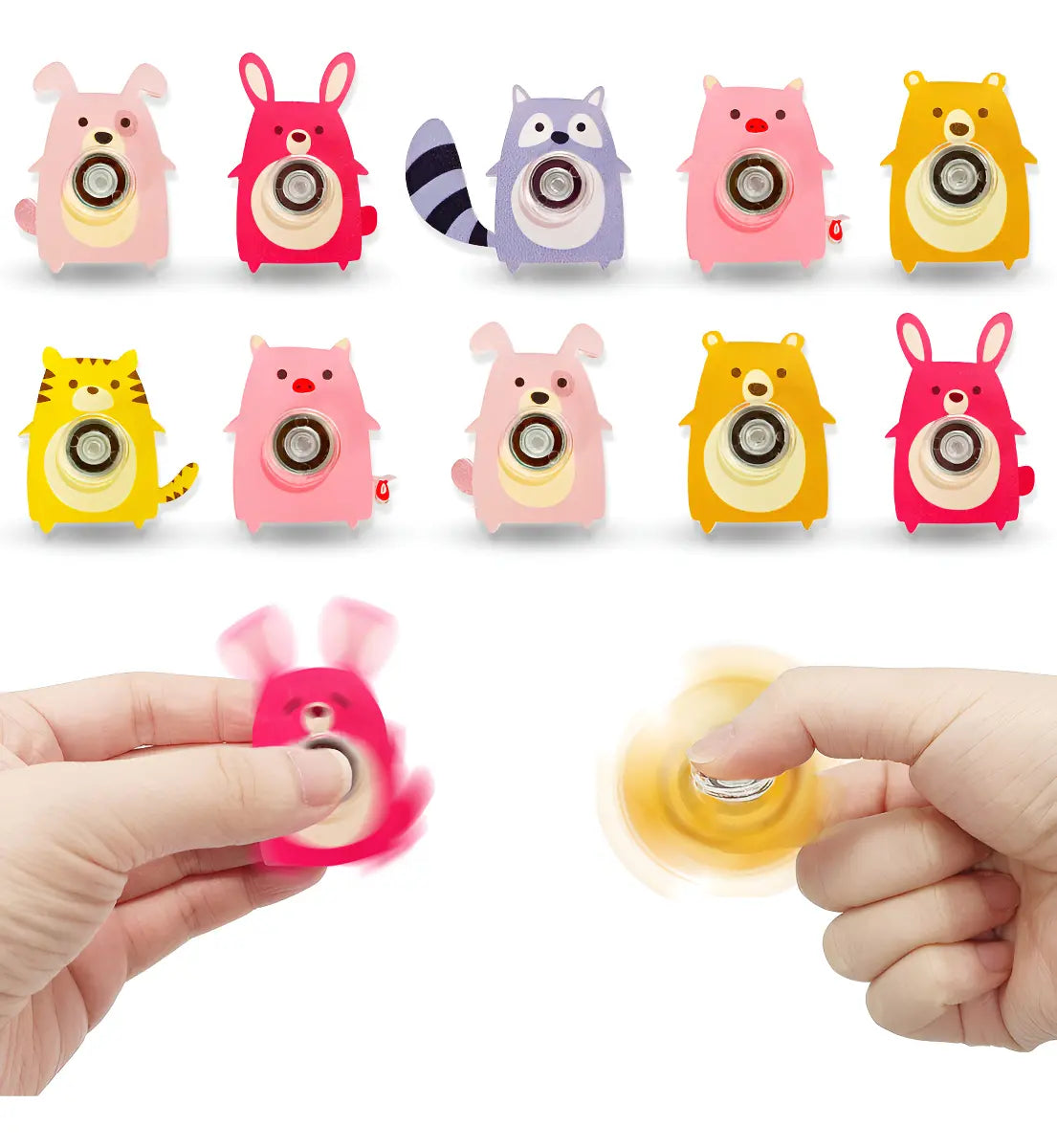 Spinner Sensorial de Dedo Animales