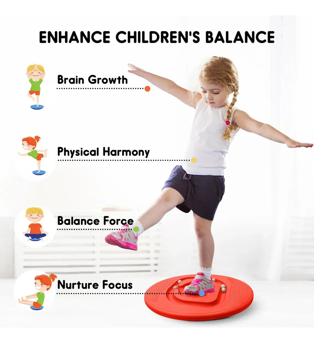 Tabla de Equilibrio Infantil con Laberinto