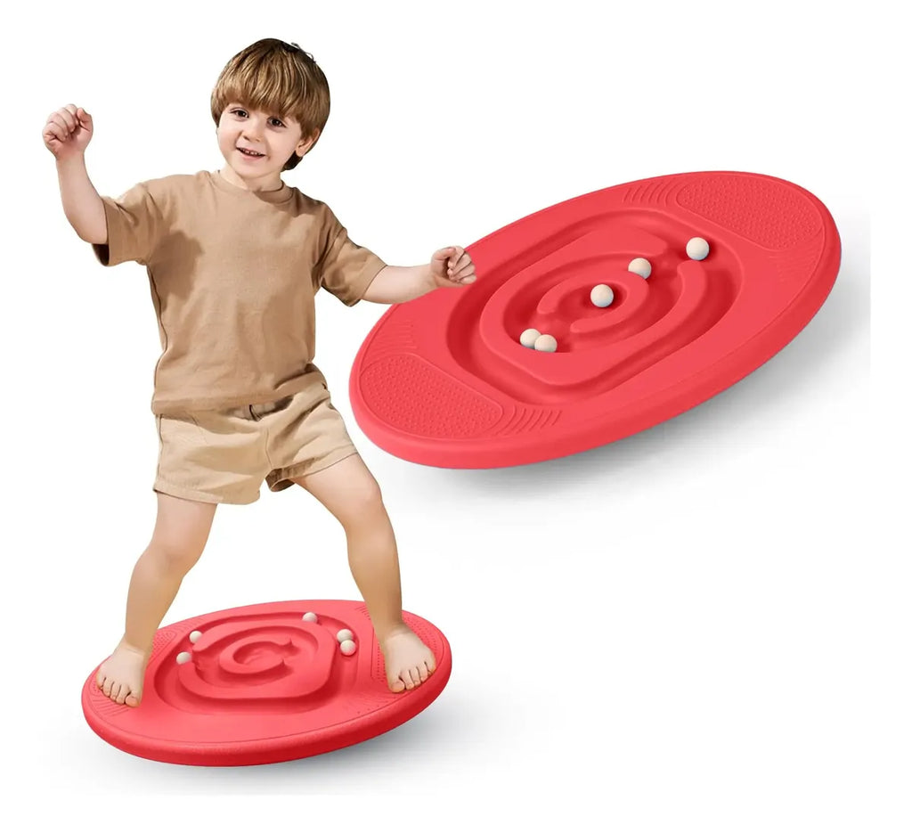 Tabla de Equilibrio Infantil con Laberinto