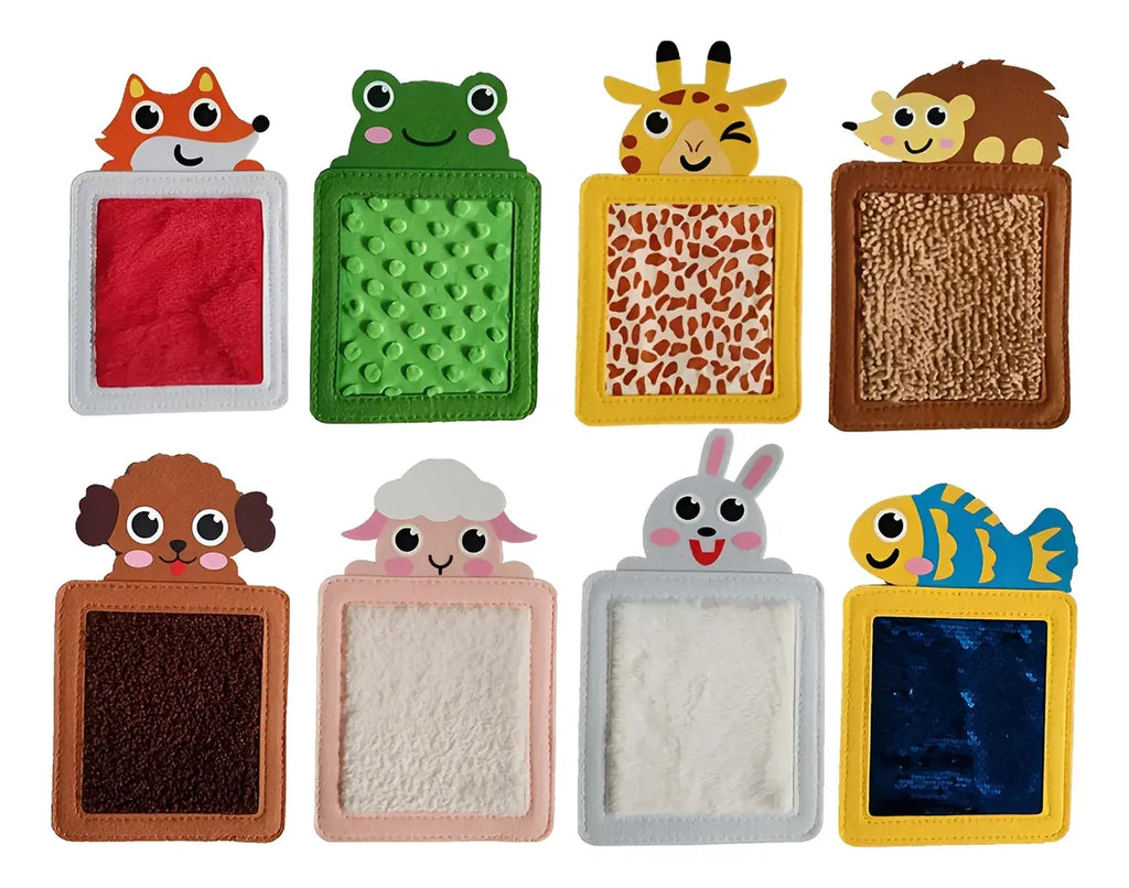 Set de Tarjetas Sensoriales Texturas Animales